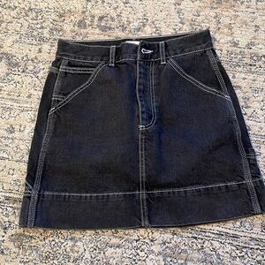 Topshop Denim Mini Skirt